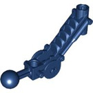 LEGO Donkerblauw Toa Arm 5 x 7 Krom met Kogelgewricht en As Joiner (32476)