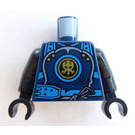 LEGO Blu scuro Busto Ninjago Blu Armatura (973)