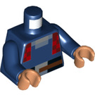 LEGO Dark Blue Valdrie Minifig Torso (973 / 76382)
