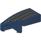 LEGO Dark Blue Wedge 1 x 2 Left with Silver Grille
