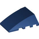 LEGO Dark Blue Wedge 4 x 4 Triple Curved without Studs (47753)