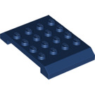 LEGO Bleu foncé Coin 4 x 6 x 0.7 Double (32739)