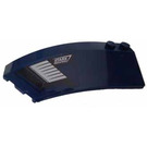 LEGO Dark Blue Wedge Curved 3 x 8 x 2 Left with STARK Industrie and Silver Vent Sticker (41750)