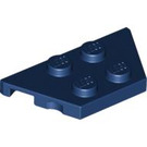 LEGO Dark Blue Wedge Plate 2 x 4 (51739)