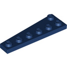 LEGO Dark Blue Wedge Plate 2 x 6 Right (78444)