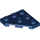 LEGO Dunkelblau Keil Platte 3 x 3 Ecke (2450)