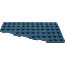 LEGO Donkerblauw Wig Plaat 6 x 12 Vleugel Links (3632 / 30355)