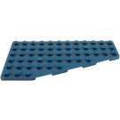 LEGO Donkerblauw Wig Plaat 6 x 12 Vleugel Rechts (30356)