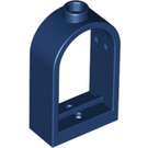 LEGO Dark Blue Window Frame 1 x 2 x 2.7 with Rounded Top (30044)