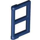 LEGO Dark Blue Window Pane 1 x 2 x 3 with Thick Corner Tabs (28961 / 60608)