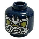 LEGO Dark Blue Wolf Mask Warrior Head (3626 / 105529)