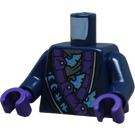 LEGO Dark Blue Wolf Mask Warrior Torso (3814 / 76382)