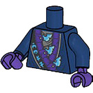 LEGO Dark Blue Wolf Mask Warrior Torso (973)