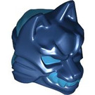 LEGO Donkerblauw Wolf Masker met Donker azuurblauw Ogen en Tanden (4919)