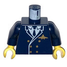 LEGO Dark Blue World City Pilot Torso (973)