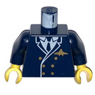 LEGO Dunkelblau World City Pilot Torso (973 / 73403)