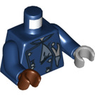 LEGO Donkerblauw Zombie Driver Torso (973 / 76382)