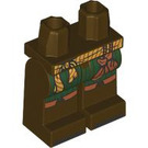 LEGO Dark Brown Alax Jadescales Minifigure Hips and Legs (73200 / 107317)