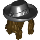 LEGO Dark Brown Angelica Hat / Hair (12207 / 97289)