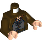 LEGO Donkerbruin Aragorn Torso (973 / 76382)