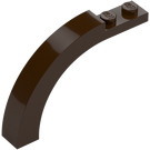 LEGO Dark Brown Arch 1 x 6 x 3.3 with Curved Top (6060 / 30935)