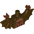 LEGO Dark Brown Bat Torso (973 / 10677)