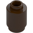 LEGO Marron Foncé Brique 1 x 1 Rond avec tenon ouvert (3062 / 35390)