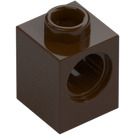 LEGO Dark Brown Brick 1 x 1 with Hole (6541)