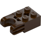 LEGO Dark Brown Brick 2 x 2 with Ball Joint Socket (67696)