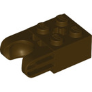 LEGO Dark Brown Brick 2 x 2 with Ball Joint Socket (67696)