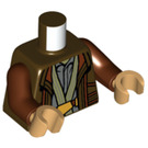 LEGO Dunkelbraun Cassian Andor Minifig Torso (973 / 76382)