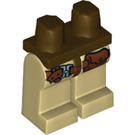 LEGO Dark Brown Dinosaurs Minifigure Hips and Legs (3815 / 75164)