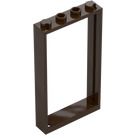 LEGO Dark Brown Door Frame 1 x 4 x 6 (Single Sided) (40289 / 60596)