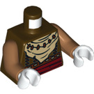 LEGO Mørkebrun Furty Minifig Torso (973 / 76382)