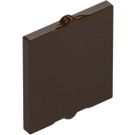 LEGO Dark Brown Glass for Window 1 x 2 x 2 (35315 / 86209)