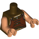 LEGO Dark Brown Gungan Soldier Torso (76382)