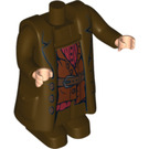 LEGO Donkerbruin Hagrid Body met Coat met Rood Shirt en Reddish Bruin Vest (41383)