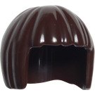 LEGO Dark Brown Hair with Short Bob Cut  (27058 / 62711)