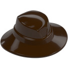 LEGO Dark Brown Hat with Wide Brim (2010)