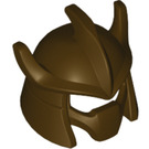 LEGO Dark Brown Helmet with Spikes and Face Mask (12617)