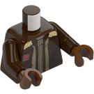 LEGO Marrón oscuro Hera Syndulla con Dark Marrón Casco Minifigura Torso (973 / 76382)