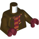 LEGO Donkerbruin Hermione Granger Minifig Torso (973 / 76382)