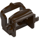 LEGO Tmavě hnědá Kůň Saddle s Dva Clips (4491 / 18306)