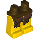 LEGO Dunkelbraun Jungle Boy Minifigure Hüften und Beine (3815 / 10080)