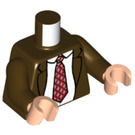 LEGO Mørkebrun Kevin Malone Minifig Torso (973 / 76382)