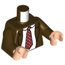 LEGO Dunkelbraun Kevin Malone Minifig Torso (973 / 76382)