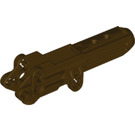 LEGO Dark Brown Large Figure Rifle Cover with Cross Hole (24123)