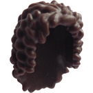 LEGO Marron Foncé Longue Curly Cheveux (18641 / 93352)