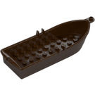 LEGO Dark Brown Minifigure Row Boat With Oar Holders (2551 / 21301)