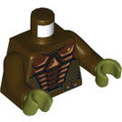 LEGO Donkerbruin Neimoidian Warrior Minifig Torso (973 / 76382)